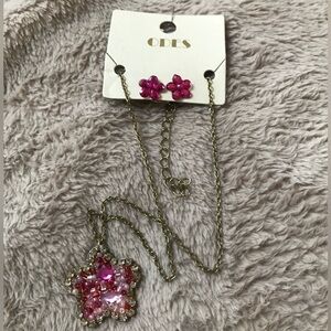 ♥️5/$20 NWT odes flower jewelry set